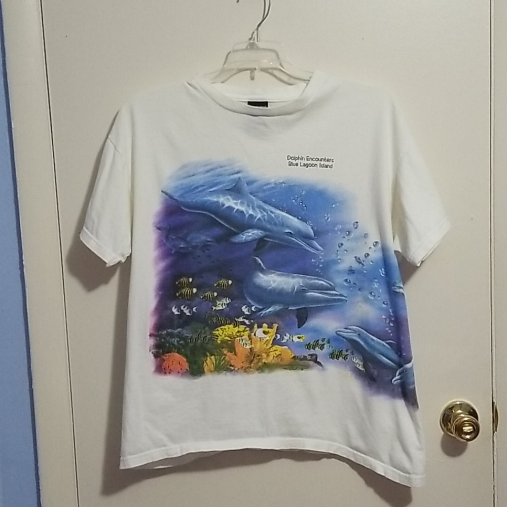 Dolphin Encounters Blue Lagoon Sherry's L Shirt